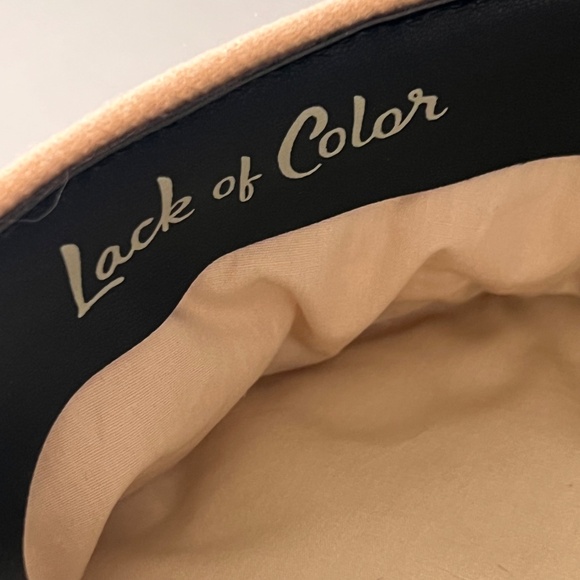 Lack of Color Riviera Cap Gold Medium 57cm Cream Baker Boy Military Hat main image 5